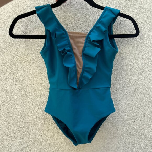 Five Dancewear Other - FIVE Dancewear Merci Leotard Teal YM